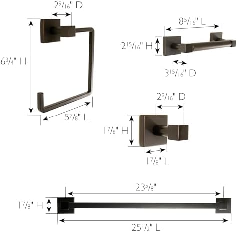 Design House Karsen 4-Piece Bathroom Set
