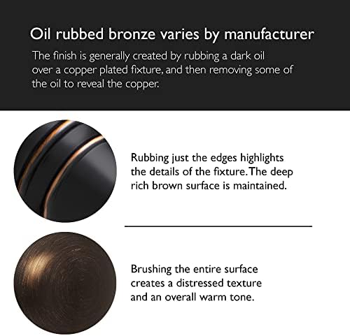 Zinc-Plated Contemporary Towel Ring CONOTAil Rubbed Bronze by Design House