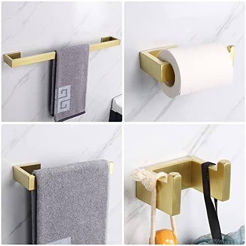 Modern bath towel bar set 24 304 stainless steel towel rod set