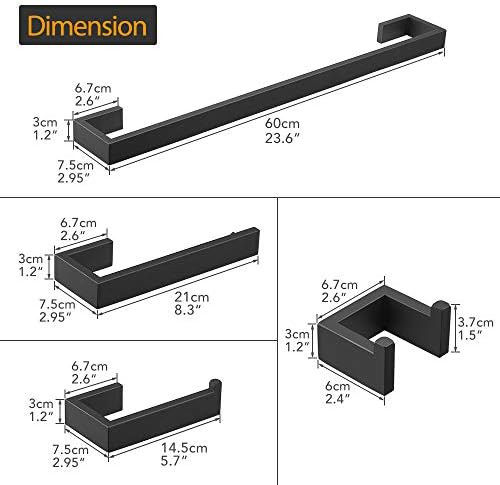 BESy 4-Piece Bathroom Accessory Setanela