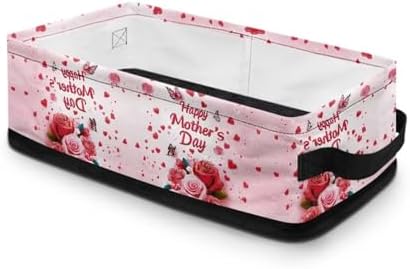 Voxugoniy Waterproof Toilet Paper Basket Durable Storage Organizer