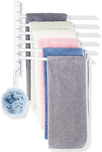 Space-Saving Swivel Towel Rack