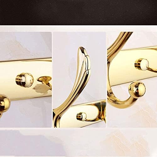 DRMEE Gold Row Robe Towel Hooks for Bathroom