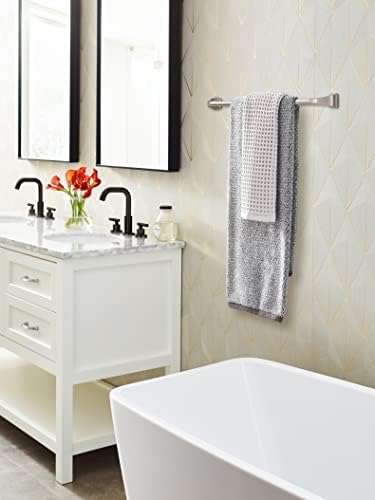 Amerock 24 Brushed Nickel Towel Bar Modern Bathroom Organizer