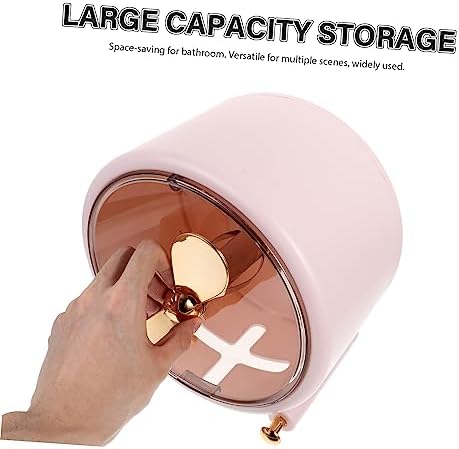 LIFKOME Black Wall-Mounted Toilet Paper Holder Space-Saving Storage Box