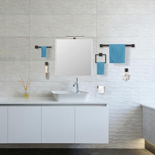 20-Piece Matte Black Bathroom Accessories Set Eco-Friendly Design