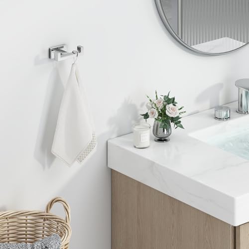 Suyar Double Towel Hook with stainless steel