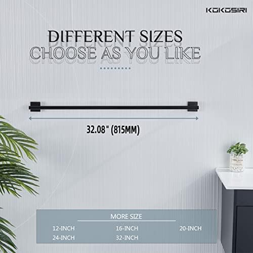 Sturdy 32-Inch Oak-Rubbed Bronze towel bar