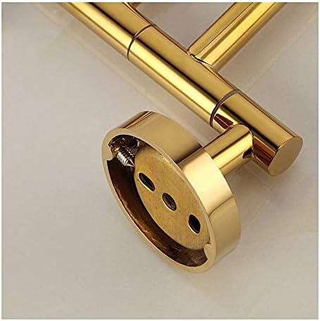 ANNBKA Towel Bar Gold Brass towel holder with swivel function