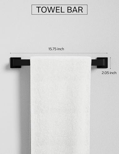 Premium 5-Piece Stainless Steel Bathroom Accessory Set for Home Use