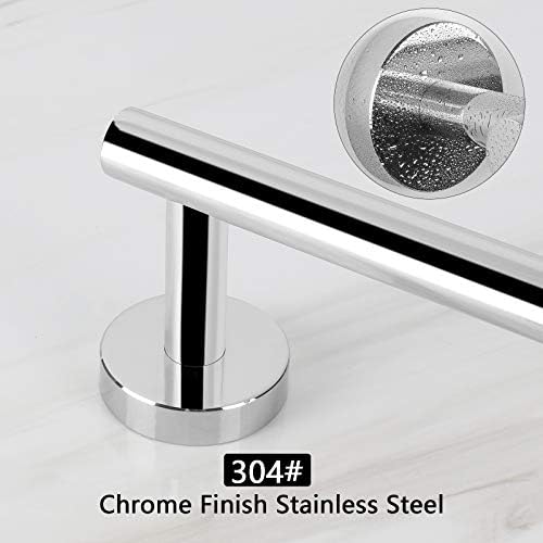 Sturdy 33 Bathroom Towel Bar Chrome-Finish Towel Holder