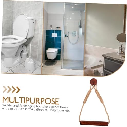PAMINGONO Rustic Wall-Mounted Toilet Paper Holder