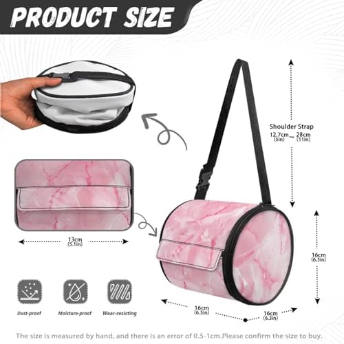YUVAMAGIMOPink Marble Print Paper Towel Storage Bag