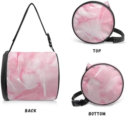 YUVAMAGIMOPink Marble Print Paper Towel Storage Bag