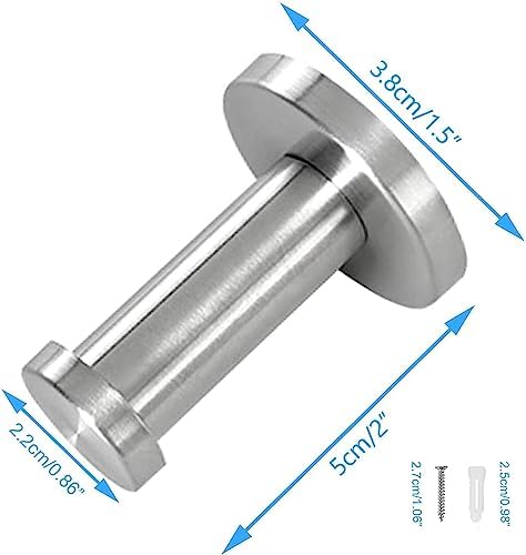Vanloory 4-Piece Bathroom Towel Hooks Sturdy Wall-Mounted Heavy Duty