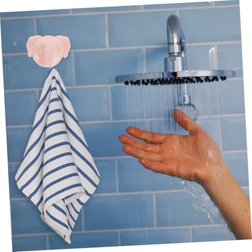 4pc Elephant Suction Cup Hooks