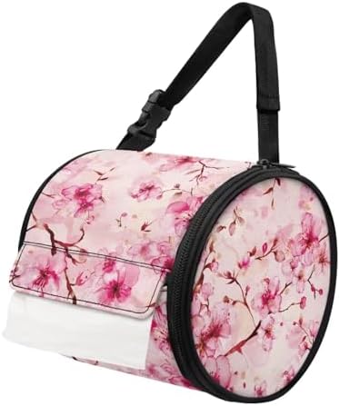 Peach Blossom Rolling Tissue Pouch