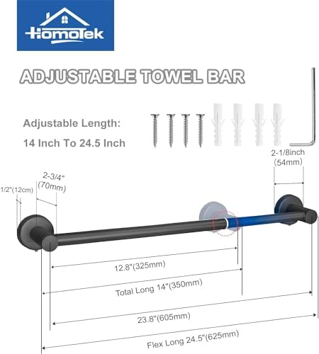 Sturdy Modern Towel Bar