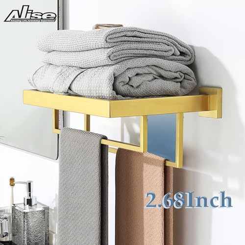Alise 24-Inch Wall-Mounted Towel Rack