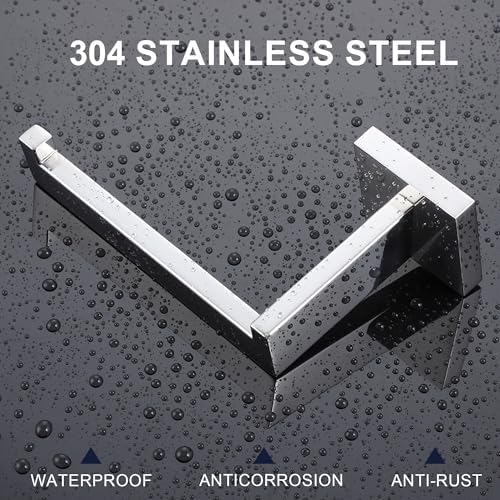 Rustproof Chrome Toilet Paper Holder Bathroom TP Roll Holder