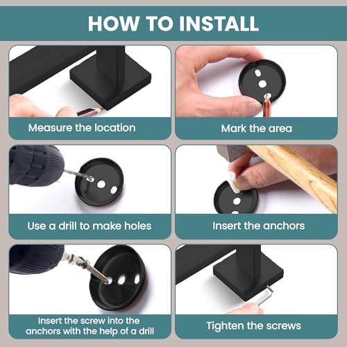 Homelitsly 24-Inch Premium Black Bathroom Hardware Set Tiles Rc12v2