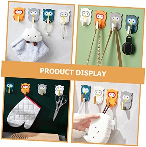 Happyyami 12Pcs Cute Cartoon Owl Wall Key Holders