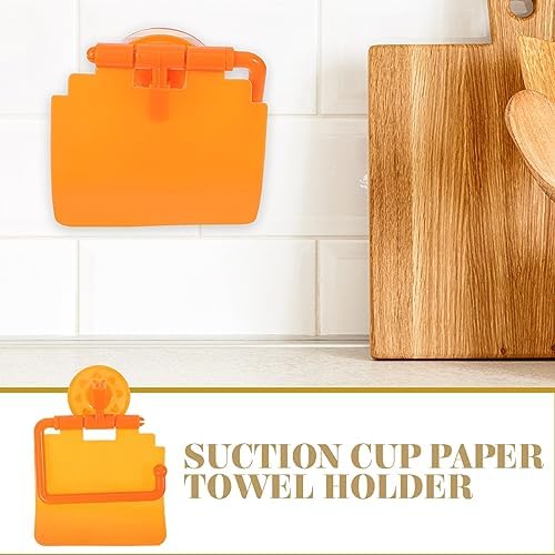 UOnlyTech Space-Saving Suction Cup Toilet Paper Holder