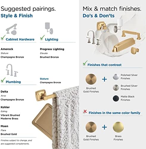 Champagne Bronze Towel Bar Review