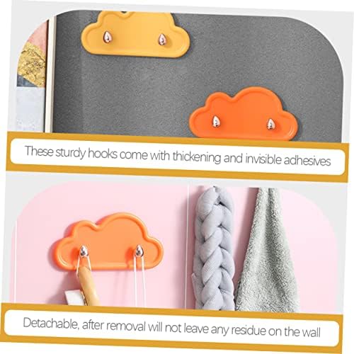 Keep Everything Organized with NUOBESTY 4PCS Cloud Key Hook Set