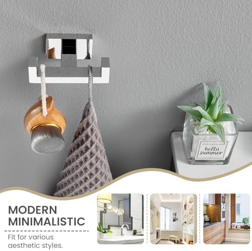 Suyar Double Towel Hook with stainless steel