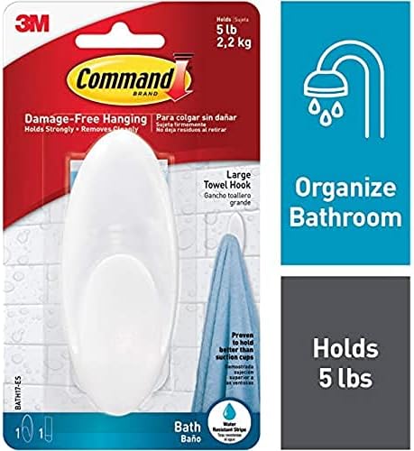Command Large Towel Hook Set