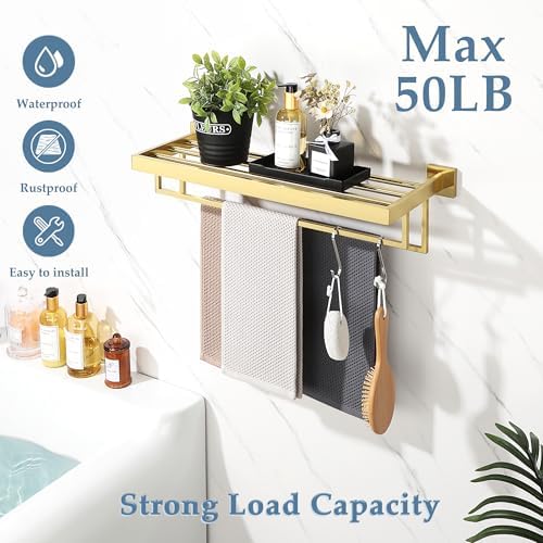 Alise 24-Inch Wall-Mounted Towel Rack