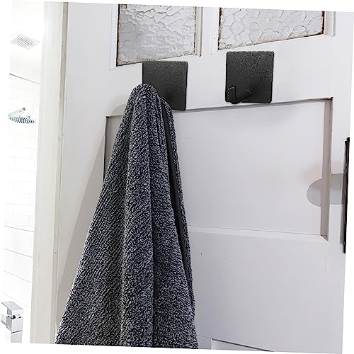 Functional Modern 4-Piece Stainless Steel Wall Towel Hanger Set with Door Coat Holders for Home closet