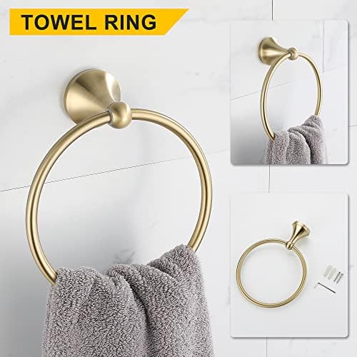 Premium Gold Bathroom Hardware Set
