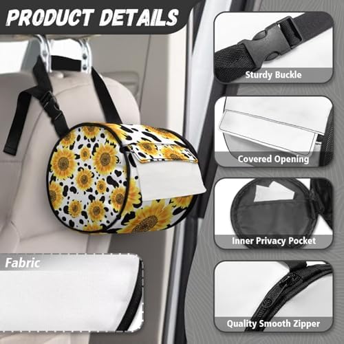 Sunflower Toilet Paper Dust Cover
