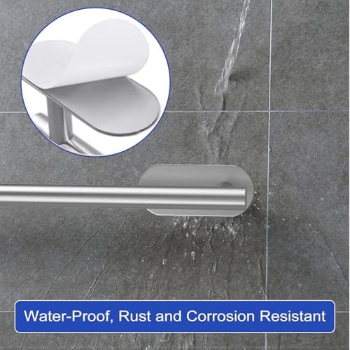 Toogon 5-Piece Self-Adhesive Towel Bar Set
