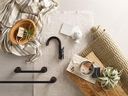 Moen Doux Matte Black Bathroom Towel Bar