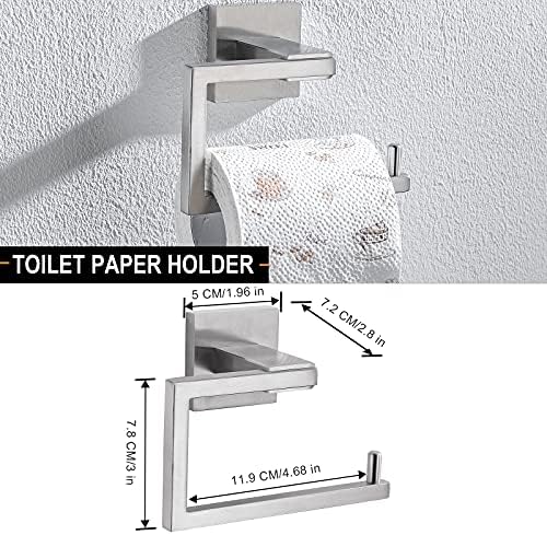 Modern 5-Piece Bathroom Forced Accessory Set