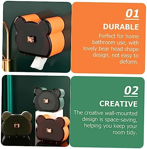 Elegant Face Towel Storage Box Wall-Mounted Toilet Paper Organizer