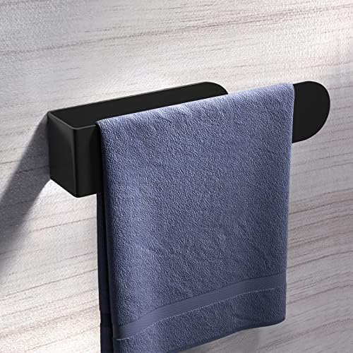 Stylish Black Towel Bar Set for Bathrooms