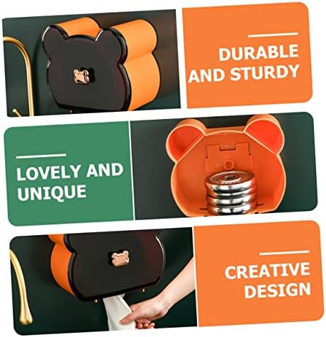 Gleavi Gentle Abs Material Face Towel Holder Toilet Paper Holder Wall Mount