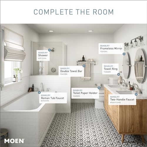 Moen Banbury 3-Piece Bath Kit in Brushed Nickel