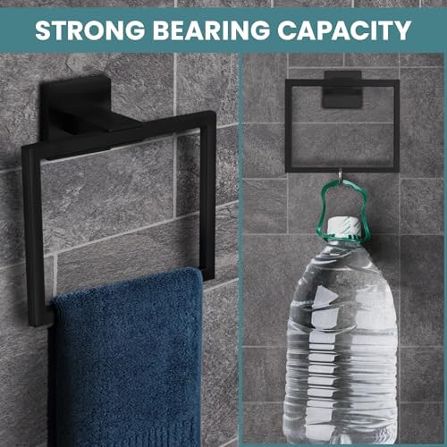 Homelitsly 24-Inch Premium Black Bathroom Hardware Set Tiles Rc12v2