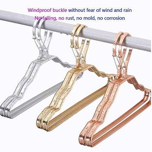 ROSE GOLD METAL HANGERS