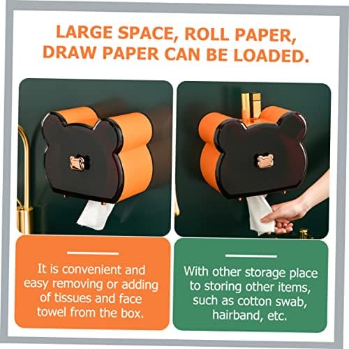 Wall-Mounted Toilet Tissue Organizer