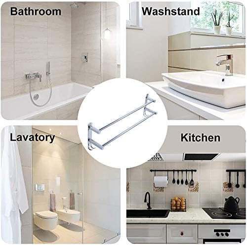 Space-Saving Stainless Steel Towel Bars