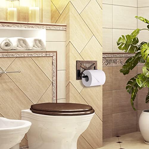 Autumn Alley Farmhouse Barn Door Toilet Paper Holder