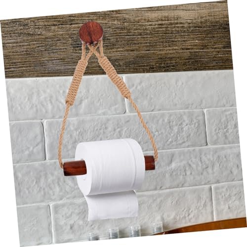 PAMINGONO Rustic Wall-Mounted Toilet Paper Holder