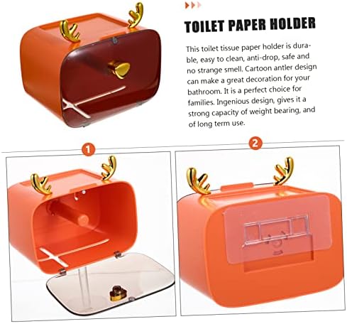 Cartoon Antler Waterproof Toilet Paper Holder