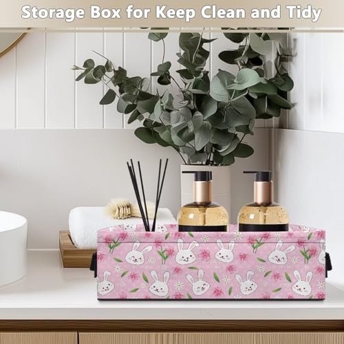 Cute and Functional Toilet Paper Storage Basket - Polyester easy to carry